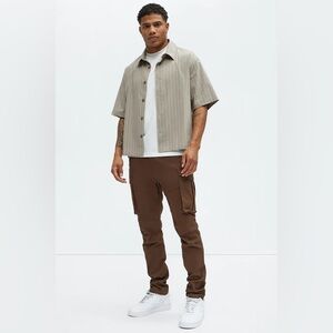 Men's Brown Cargo Pants